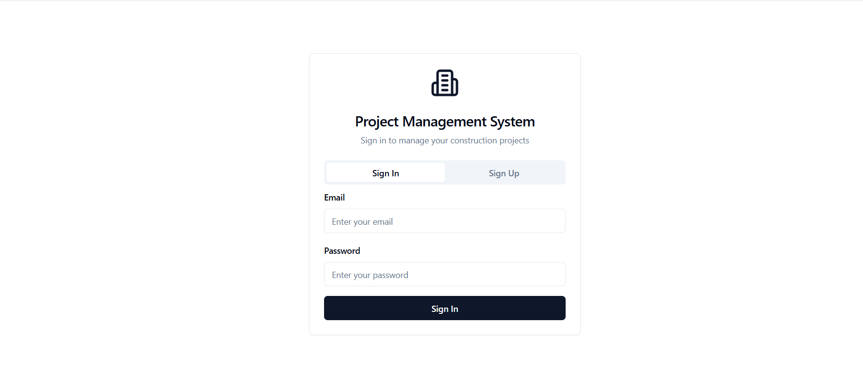 Project Management App